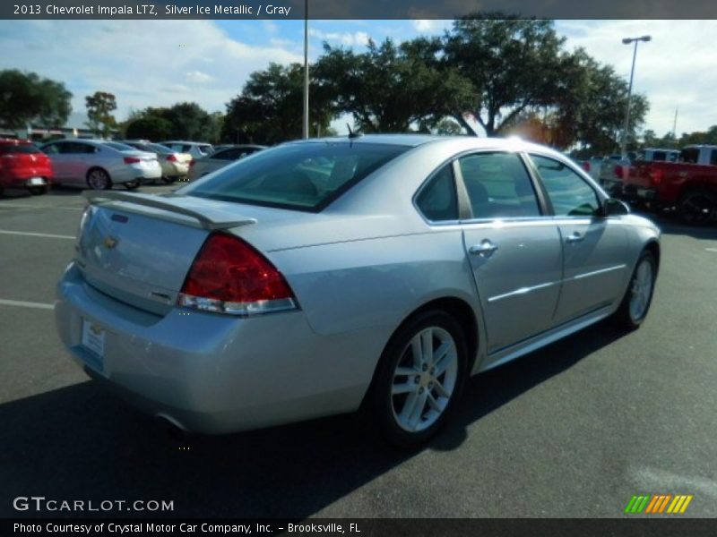 Silver Ice Metallic / Gray 2013 Chevrolet Impala LTZ