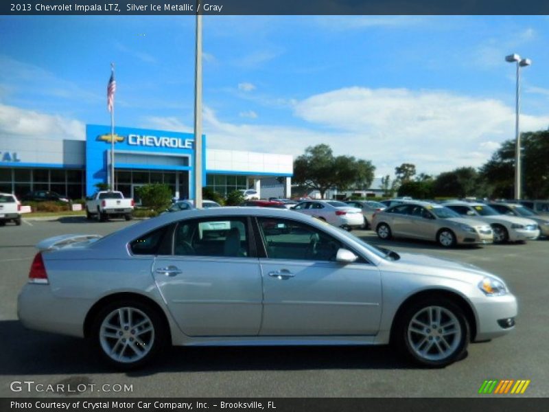 Silver Ice Metallic / Gray 2013 Chevrolet Impala LTZ