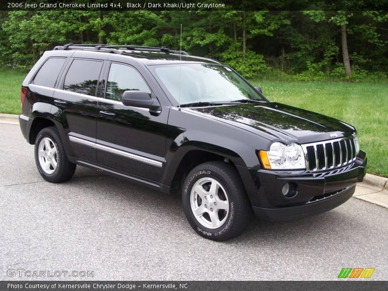 Black / Dark Khaki/Light Graystone 2006 Jeep Grand Cherokee Limited 4x4