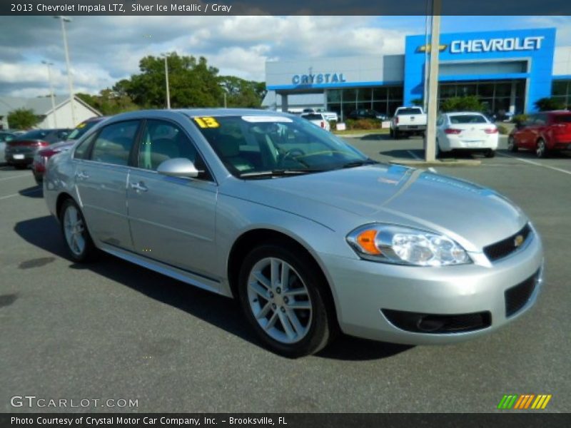 Silver Ice Metallic / Gray 2013 Chevrolet Impala LTZ