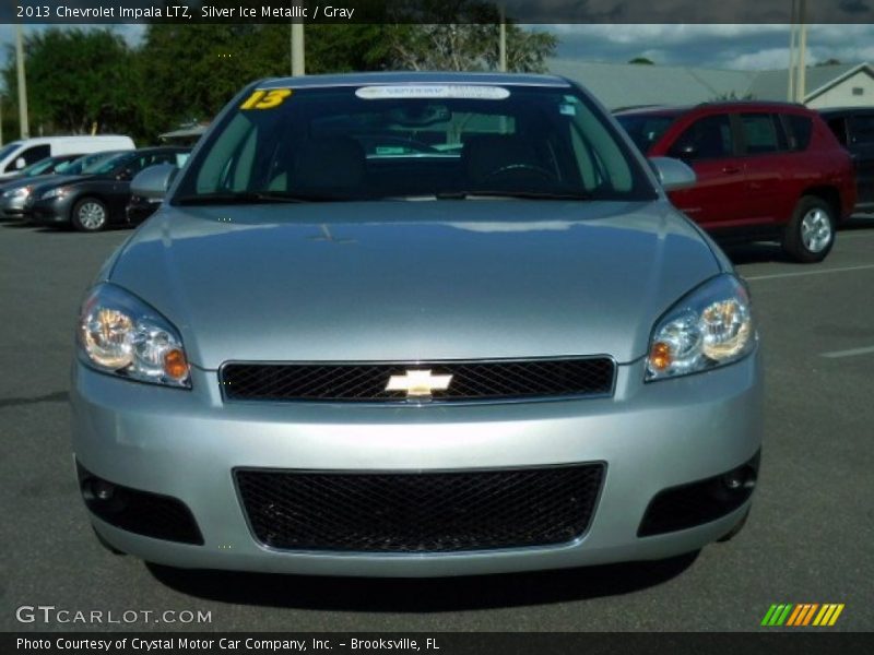 Silver Ice Metallic / Gray 2013 Chevrolet Impala LTZ