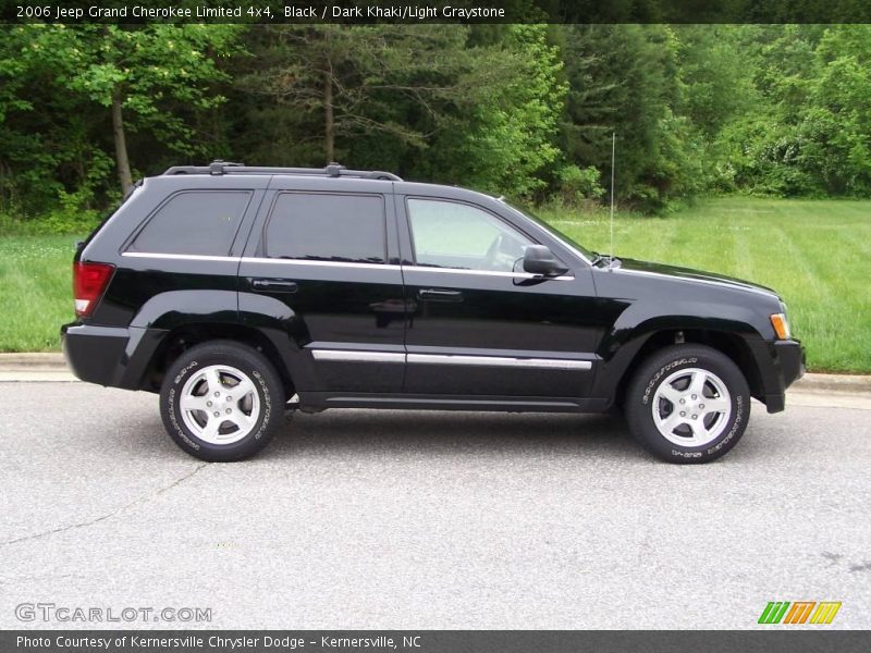 Black / Dark Khaki/Light Graystone 2006 Jeep Grand Cherokee Limited 4x4