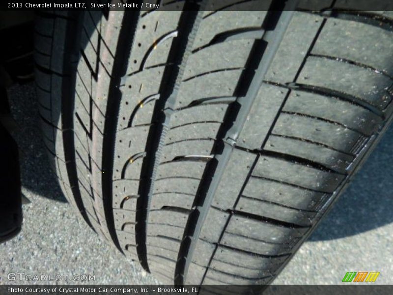 Silver Ice Metallic / Gray 2013 Chevrolet Impala LTZ