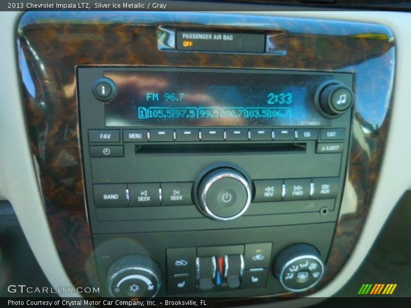 Silver Ice Metallic / Gray 2013 Chevrolet Impala LTZ