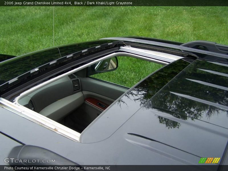 Black / Dark Khaki/Light Graystone 2006 Jeep Grand Cherokee Limited 4x4