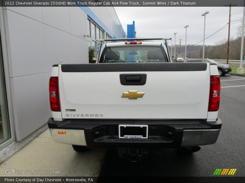 Summit White / Dark Titanium 2012 Chevrolet Silverado 2500HD Work Truck Regular Cab 4x4 Plow Truck