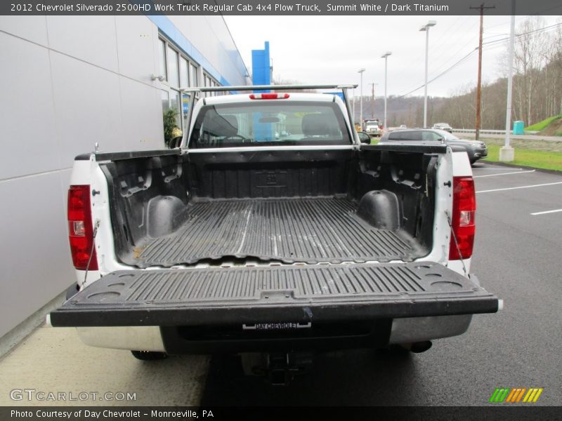 Summit White / Dark Titanium 2012 Chevrolet Silverado 2500HD Work Truck Regular Cab 4x4 Plow Truck