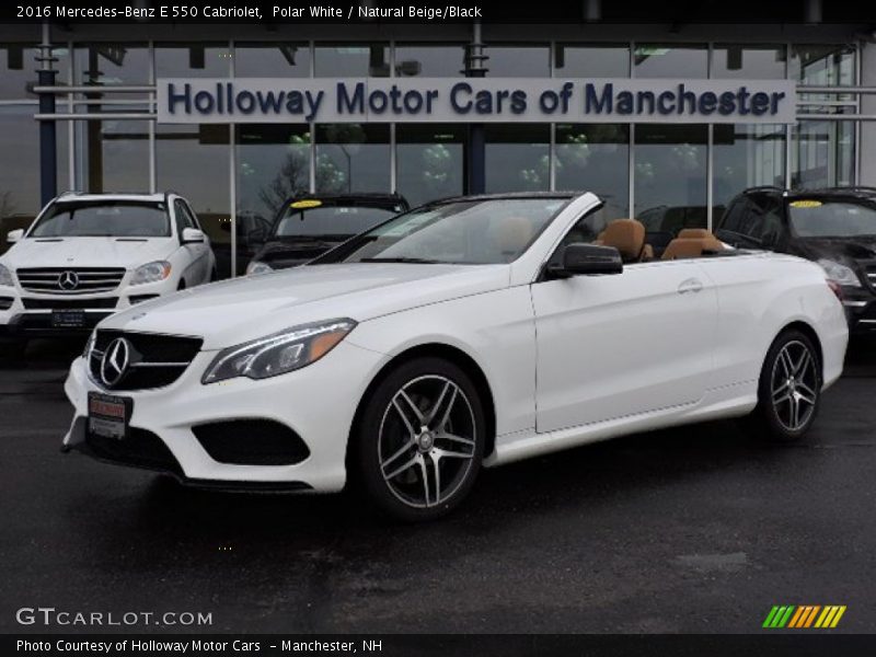 Polar White / Natural Beige/Black 2016 Mercedes-Benz E 550 Cabriolet