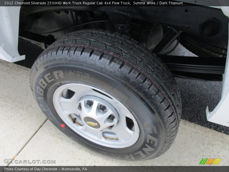 Summit White / Dark Titanium 2012 Chevrolet Silverado 2500HD Work Truck Regular Cab 4x4 Plow Truck