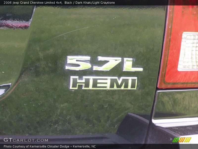 Black / Dark Khaki/Light Graystone 2006 Jeep Grand Cherokee Limited 4x4