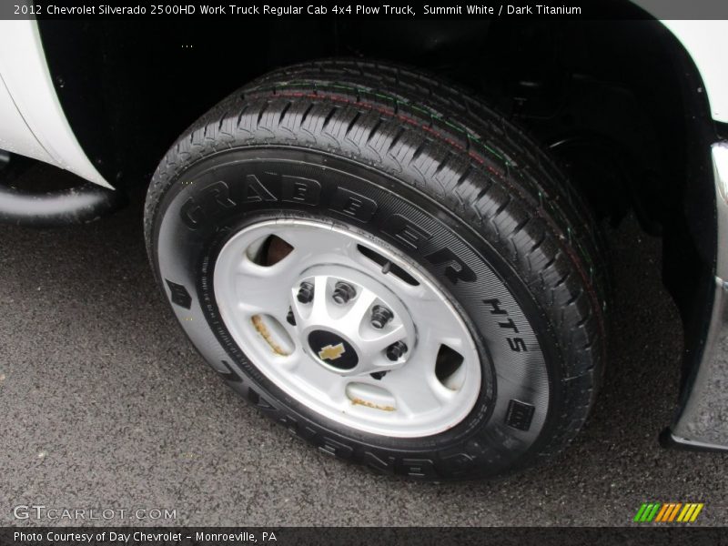 Summit White / Dark Titanium 2012 Chevrolet Silverado 2500HD Work Truck Regular Cab 4x4 Plow Truck