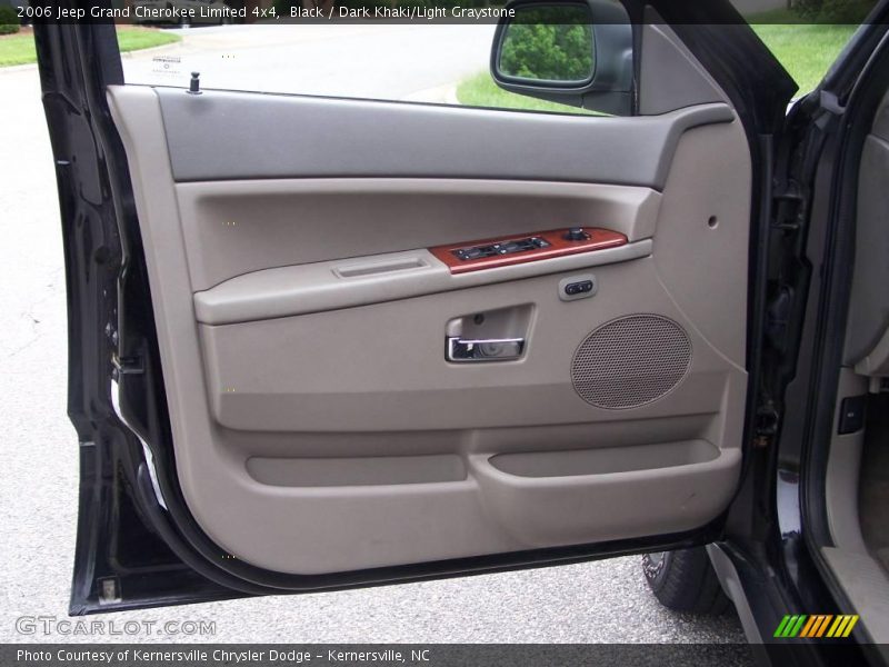 Black / Dark Khaki/Light Graystone 2006 Jeep Grand Cherokee Limited 4x4