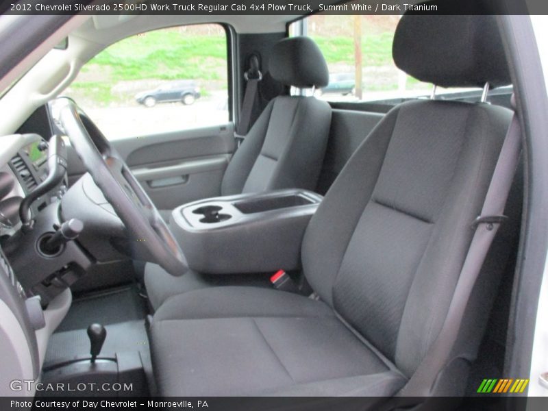 Summit White / Dark Titanium 2012 Chevrolet Silverado 2500HD Work Truck Regular Cab 4x4 Plow Truck