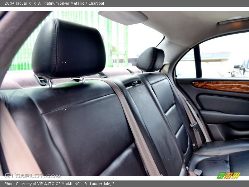 Platinum Silver Metallic / Charcoal 2004 Jaguar XJ XJ8