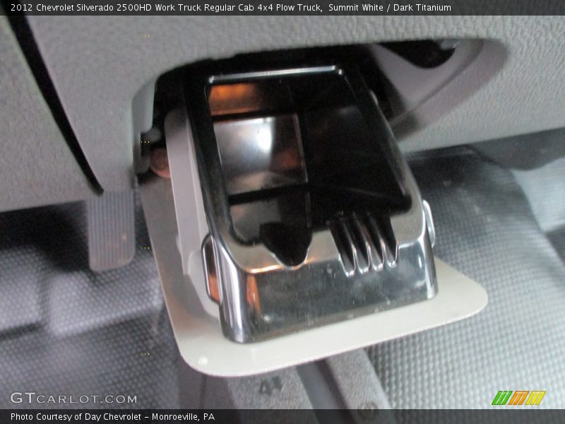 Summit White / Dark Titanium 2012 Chevrolet Silverado 2500HD Work Truck Regular Cab 4x4 Plow Truck