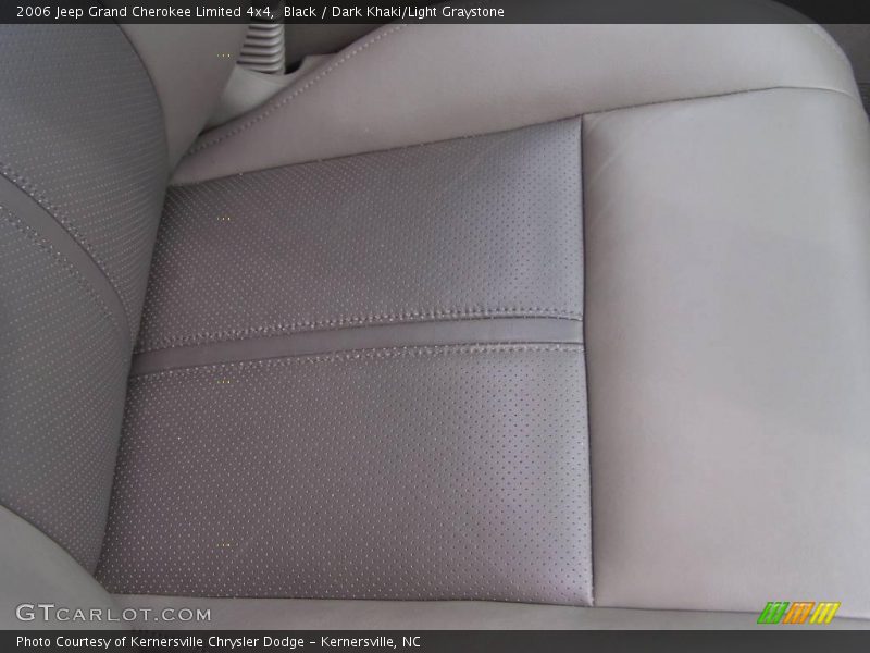 Black / Dark Khaki/Light Graystone 2006 Jeep Grand Cherokee Limited 4x4