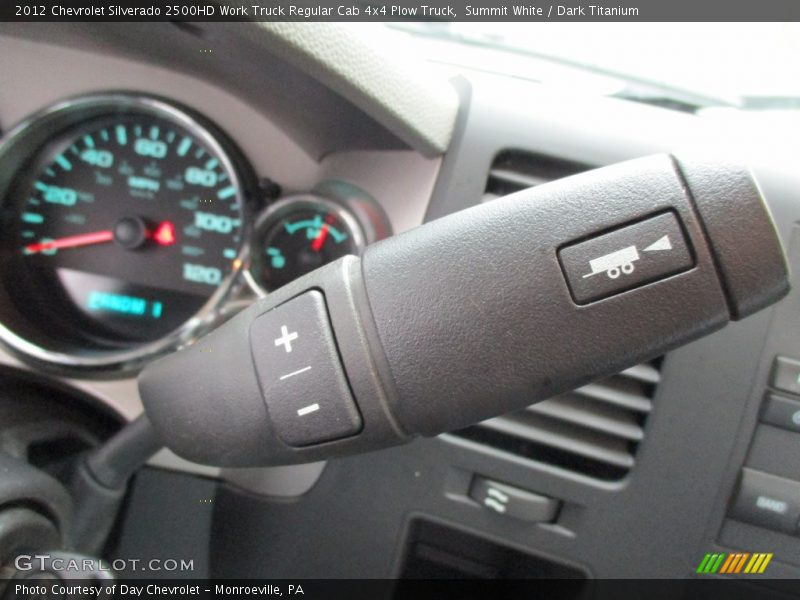 Summit White / Dark Titanium 2012 Chevrolet Silverado 2500HD Work Truck Regular Cab 4x4 Plow Truck