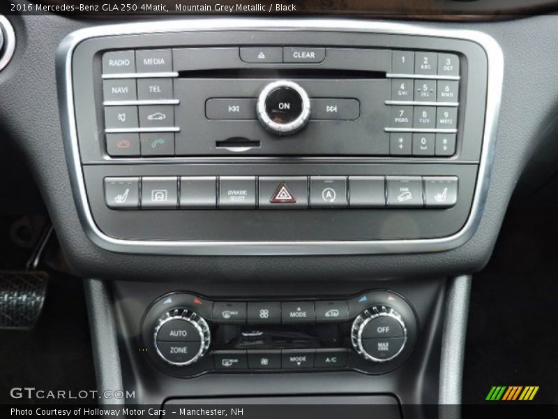 Mountain Grey Metallic / Black 2016 Mercedes-Benz GLA 250 4Matic