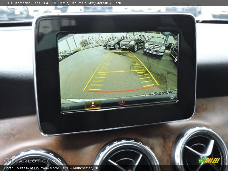 Mountain Grey Metallic / Black 2016 Mercedes-Benz GLA 250 4Matic