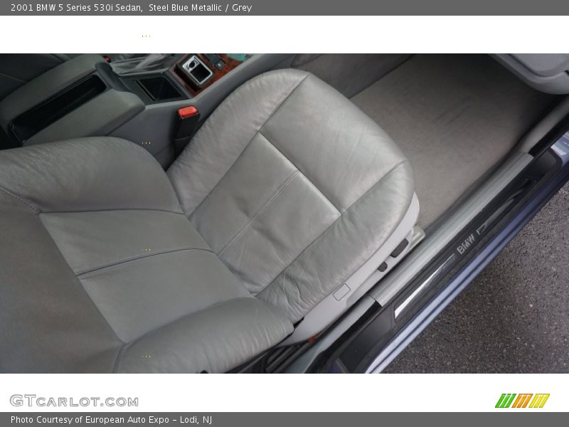 Steel Blue Metallic / Grey 2001 BMW 5 Series 530i Sedan