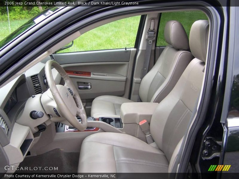 Black / Dark Khaki/Light Graystone 2006 Jeep Grand Cherokee Limited 4x4