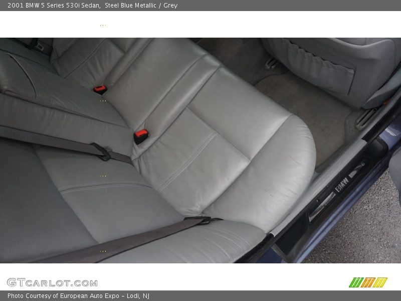 Steel Blue Metallic / Grey 2001 BMW 5 Series 530i Sedan