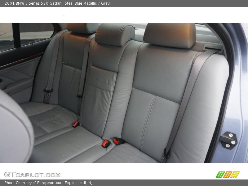 Steel Blue Metallic / Grey 2001 BMW 5 Series 530i Sedan