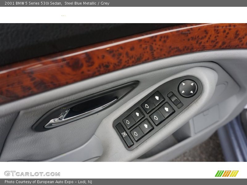 Steel Blue Metallic / Grey 2001 BMW 5 Series 530i Sedan