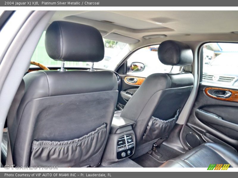 Platinum Silver Metallic / Charcoal 2004 Jaguar XJ XJ8
