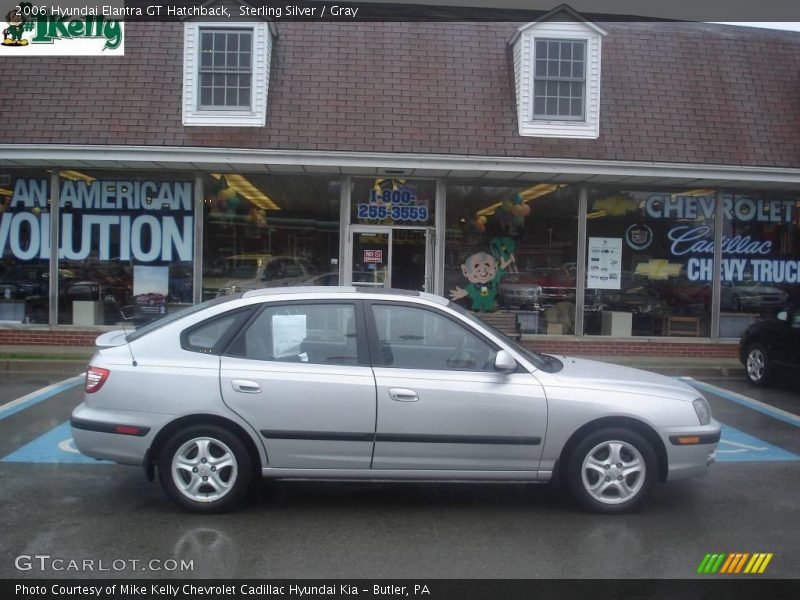 Sterling Silver / Gray 2006 Hyundai Elantra GT Hatchback