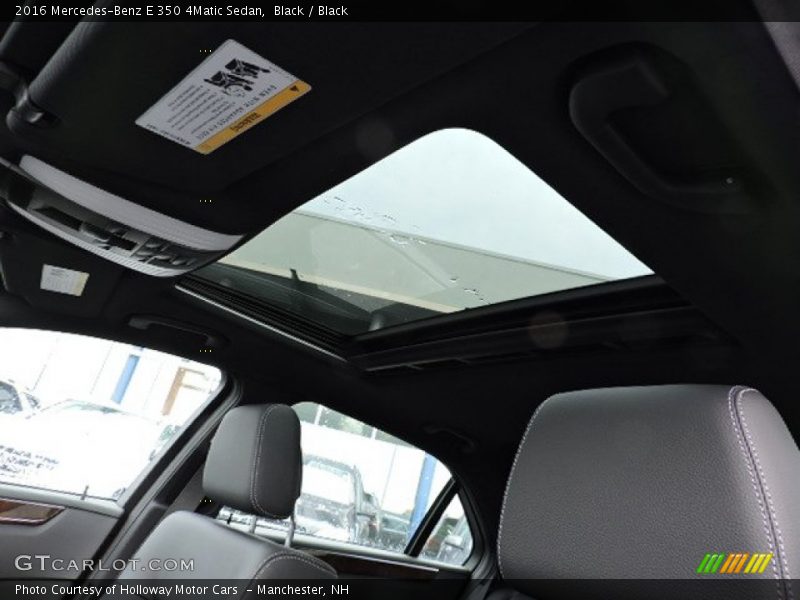 Black / Black 2016 Mercedes-Benz E 350 4Matic Sedan