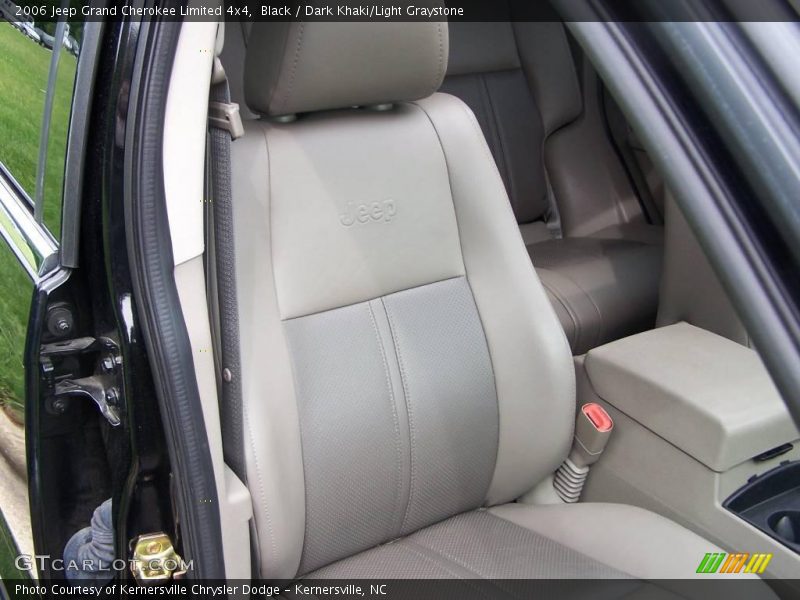 Black / Dark Khaki/Light Graystone 2006 Jeep Grand Cherokee Limited 4x4