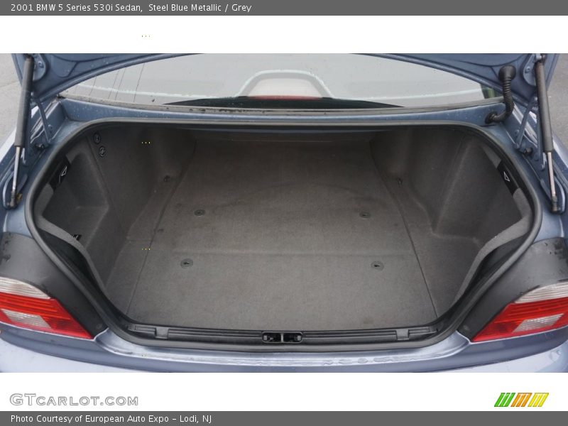 Steel Blue Metallic / Grey 2001 BMW 5 Series 530i Sedan