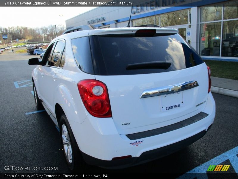 Summit White / Jet Black/Light Titanium 2010 Chevrolet Equinox LT AWD