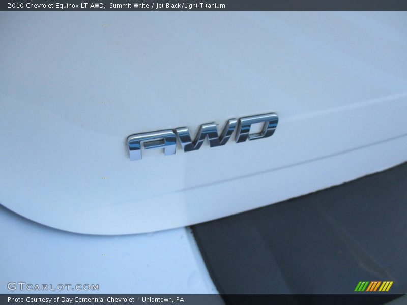 Summit White / Jet Black/Light Titanium 2010 Chevrolet Equinox LT AWD