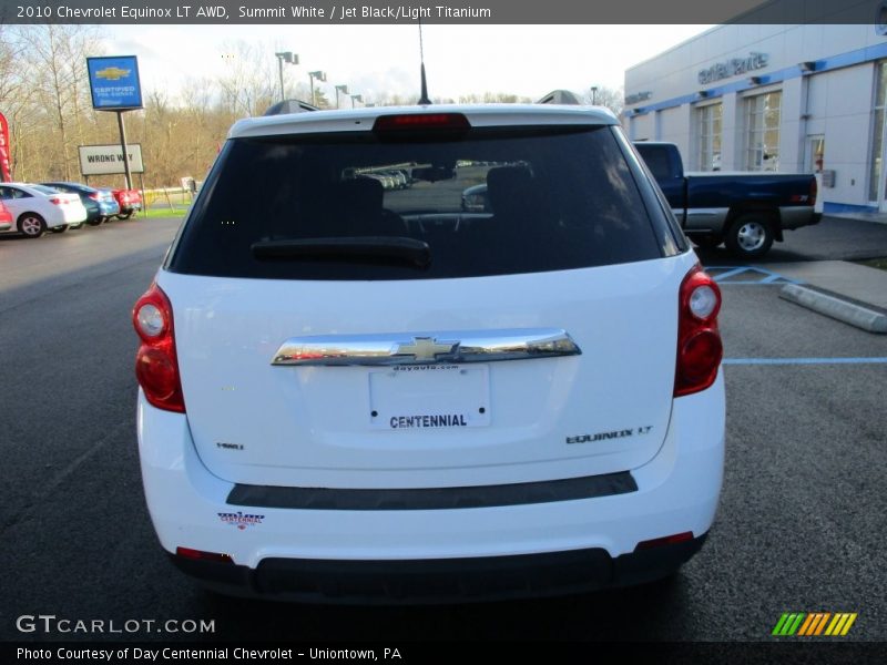Summit White / Jet Black/Light Titanium 2010 Chevrolet Equinox LT AWD
