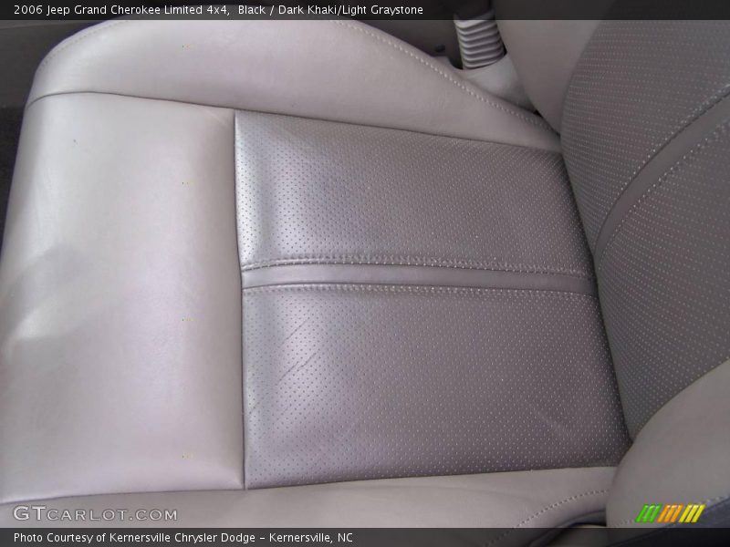 Black / Dark Khaki/Light Graystone 2006 Jeep Grand Cherokee Limited 4x4