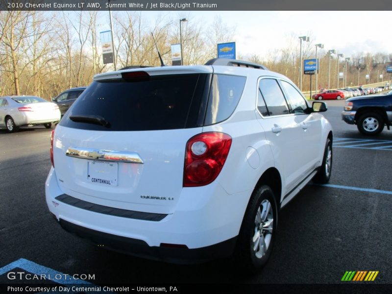 Summit White / Jet Black/Light Titanium 2010 Chevrolet Equinox LT AWD