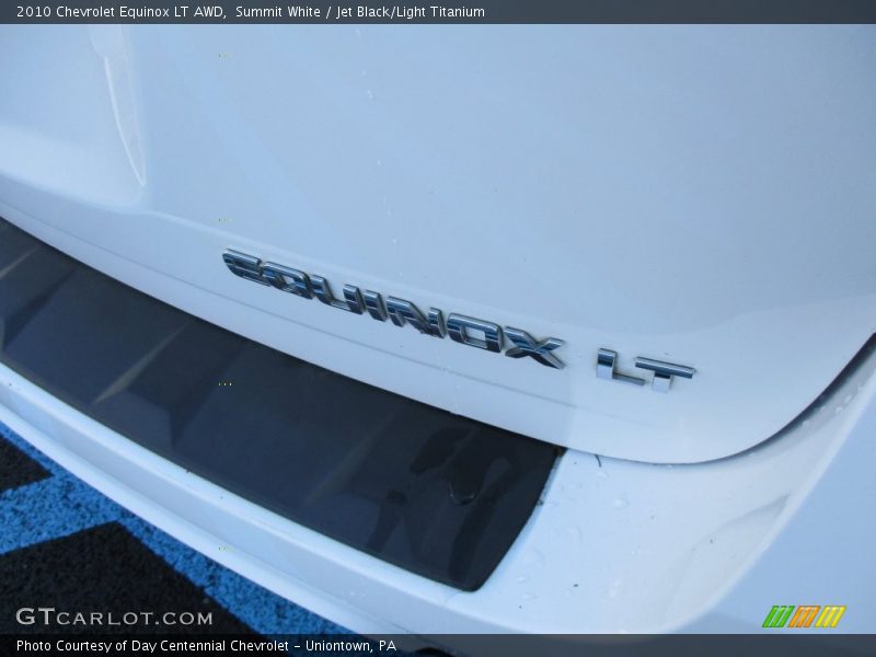 Summit White / Jet Black/Light Titanium 2010 Chevrolet Equinox LT AWD