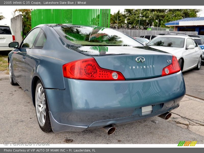 Lakeshore Slate Blue / Wheat 2005 Infiniti G 35 Coupe