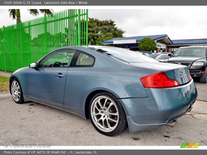 Lakeshore Slate Blue / Wheat 2005 Infiniti G 35 Coupe