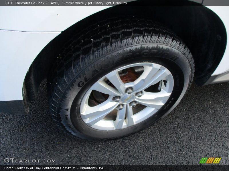 Summit White / Jet Black/Light Titanium 2010 Chevrolet Equinox LT AWD