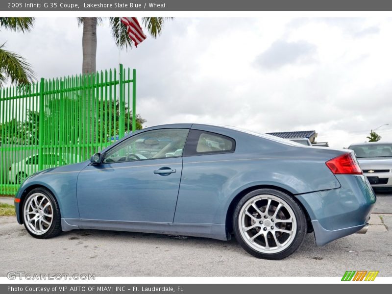 Lakeshore Slate Blue / Wheat 2005 Infiniti G 35 Coupe