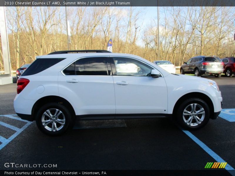 Summit White / Jet Black/Light Titanium 2010 Chevrolet Equinox LT AWD