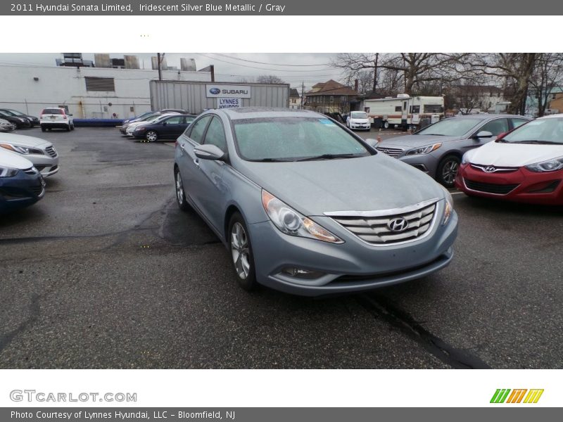 Iridescent Silver Blue Metallic / Gray 2011 Hyundai Sonata Limited