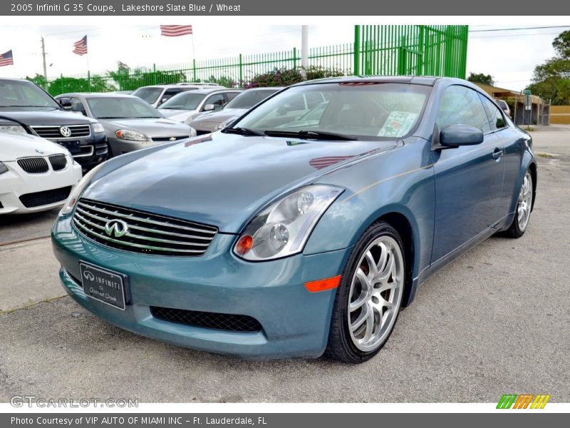 Lakeshore Slate Blue / Wheat 2005 Infiniti G 35 Coupe