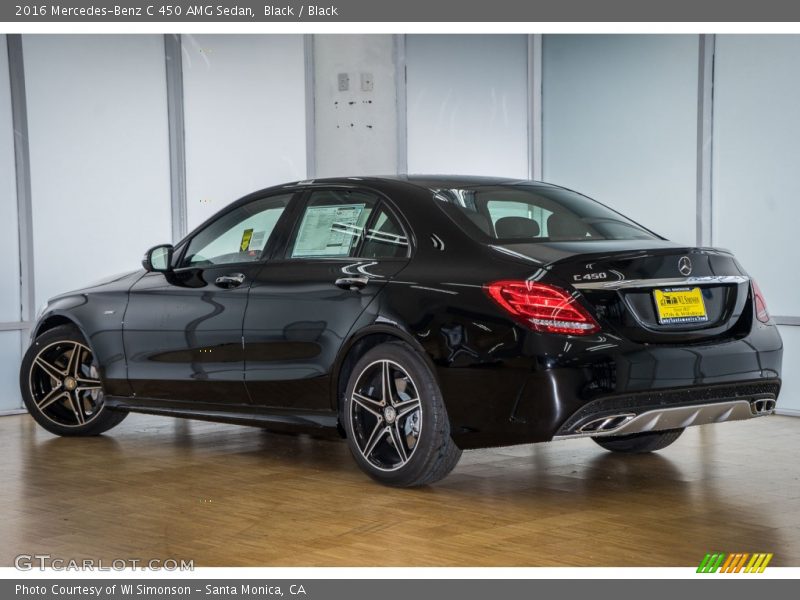 Black / Black 2016 Mercedes-Benz C 450 AMG Sedan