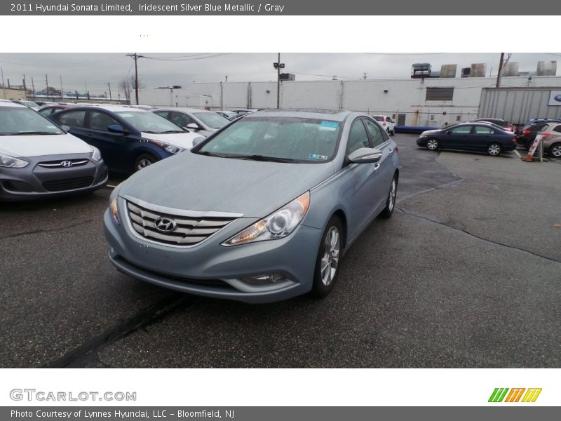 Iridescent Silver Blue Metallic / Gray 2011 Hyundai Sonata Limited