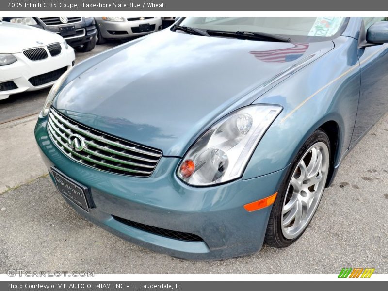Lakeshore Slate Blue / Wheat 2005 Infiniti G 35 Coupe