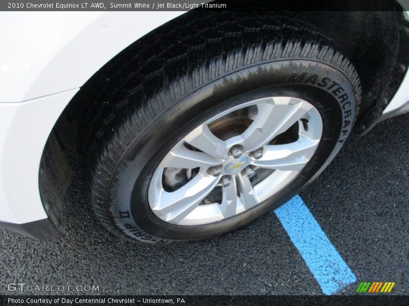 Summit White / Jet Black/Light Titanium 2010 Chevrolet Equinox LT AWD